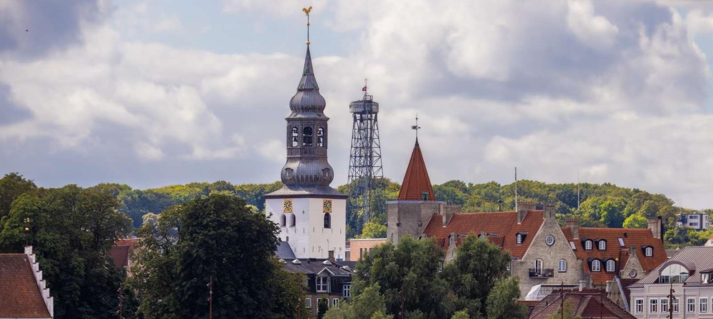 Budolfi kirke og aalborg tårnet