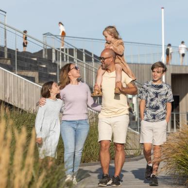 Familie på vestrefjordpark