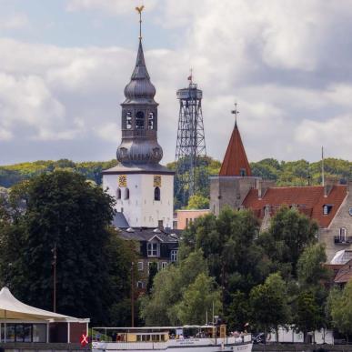 Budolfi kirke og aalborg tårnet